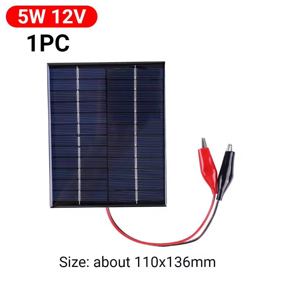 Mini Solar Panel 12v / 5w